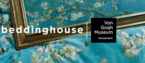 Unieke samenwerking Van gogh museum en beddinghouse bedtextiel,dekbedovertrekken art, kussens kopen theo bot zwaag